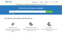 Desktop Screenshot of eureg.ro